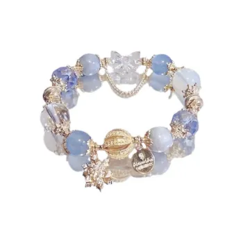 CANHUI Alloy Bowknot Beaded Bracelet Women's