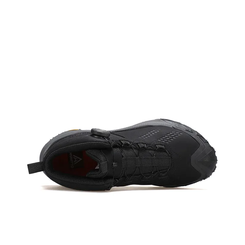 HUMTTO Cushioning Anti Slip And Wear Resistant High Top Outdoor Shoes Men's Black-3