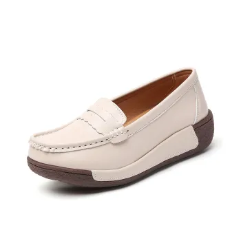 Reivanti Casual Single Shoes 4cm Women's Beige