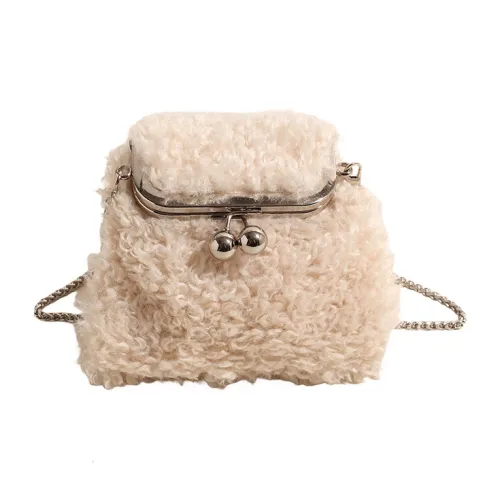 JIANMU Sherpa Crossbody Bag Regular Women's Multicolor