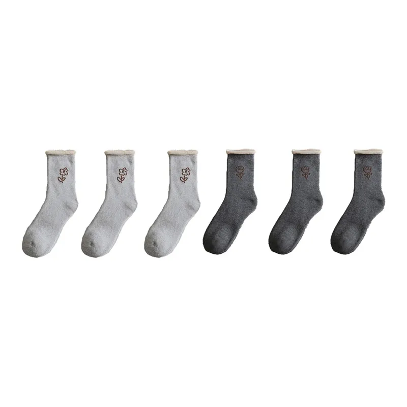 Cotton Gene Mid Calf Socks Women's Combo Set-27