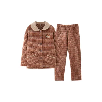 GOSO Pajama Set Women's Brown Shades