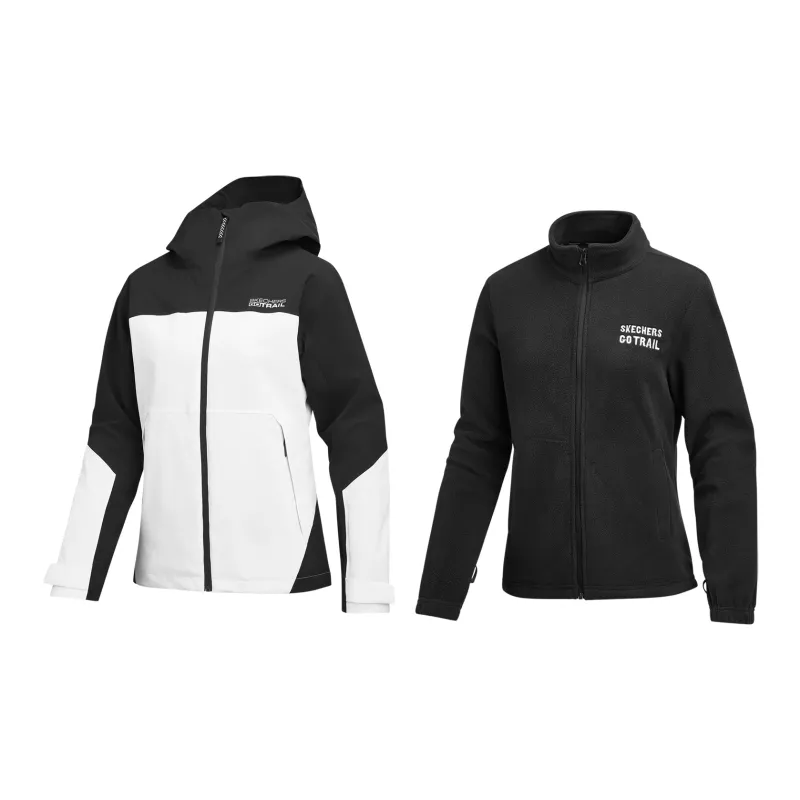 Skechers Waterproof And Windproof Windbreaker Jacket Women's Bright White-2