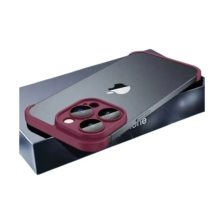 LONGYUGU TPU Material Frameless Quad Impact Resistant Phone Case Compatible With IPhone 12/13/14/15/16/Plus/Pro/Pro Max-2