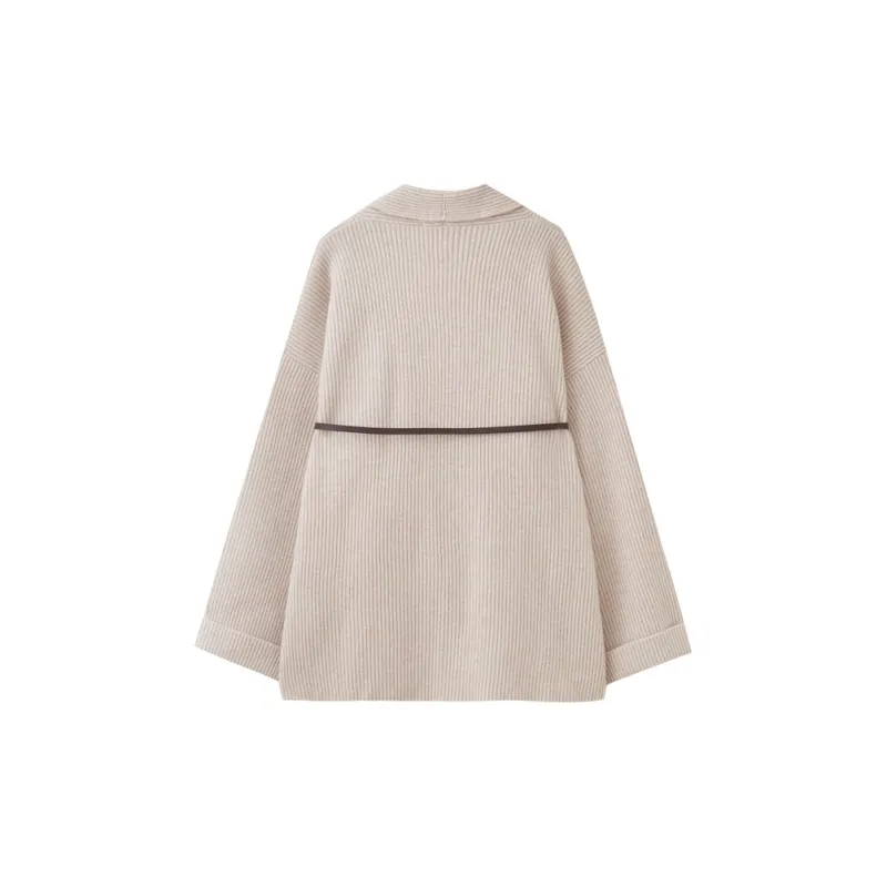 SHUIYUNJIAN Sweater Women's Beige Apricot-1