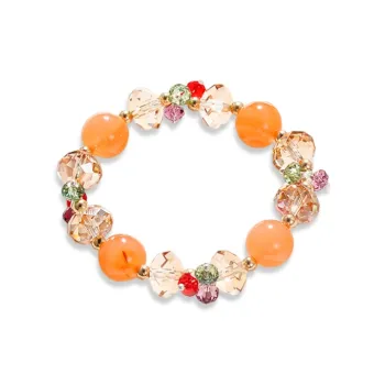 CANHUI Alloy Orange Soda Beaded Bracelet Women's