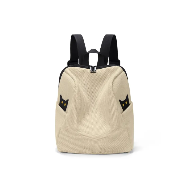NOXXON Polyester Backpack Regular Women's Khaki-0