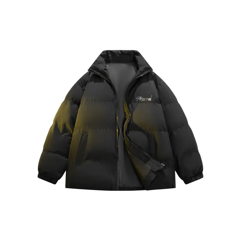 Small Columns Under The Sea Puffer Jacket Unisex-1