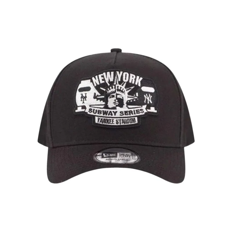 New Era Cotton Baseball Caps Unisex Black-1