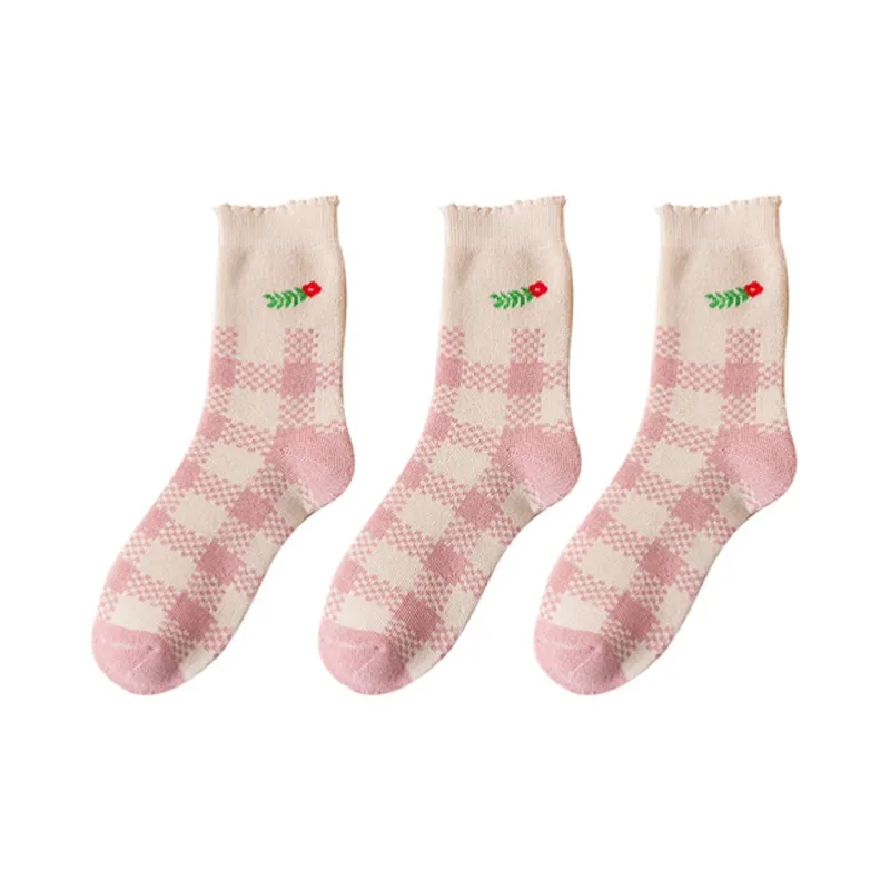 Cotton Gene Mid Calf Socks Women's Combo Set-14
