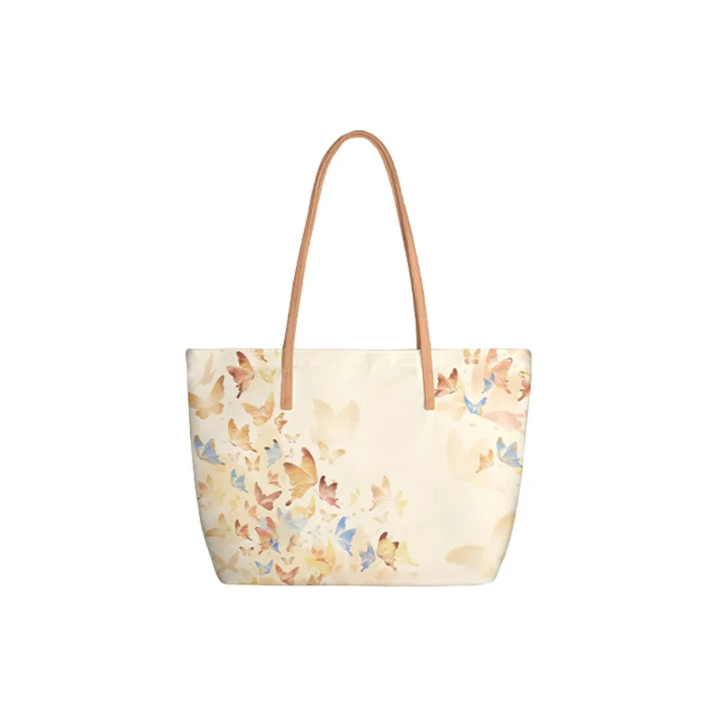 AOSONG Suede Technology Fabric Tote Bag, Shopping Bag, Shoulder Bag Unisex Multicolor-5