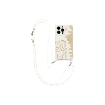 Disney Silicone Material Cartoon Winnie Crossbody Phone Cases Compatible With Apple 16 Pro Max/Pro/Plus/15/14/13