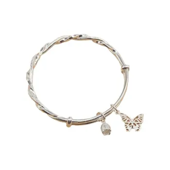 Stone Edge Poly 999 Fine Silver Bangles Women's