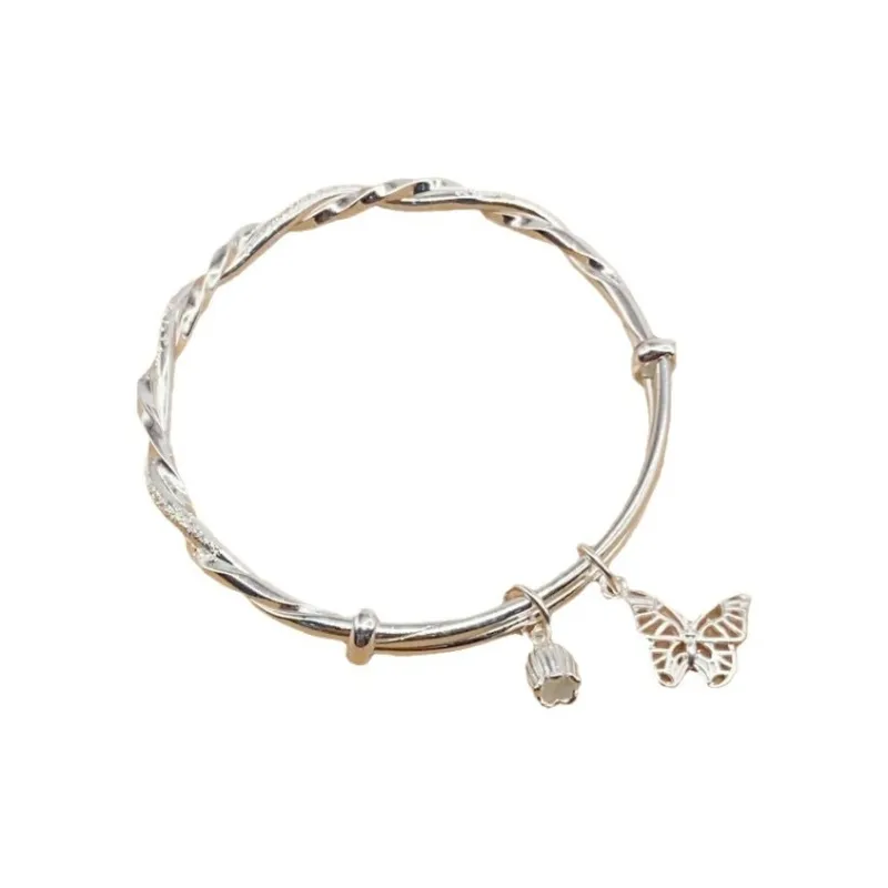 Stone Edge Poly 999 Fine Silver Bangles Women's-0