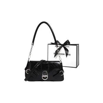 LETOO PU Shoulder Bag Regular Women's Black/White/Pink