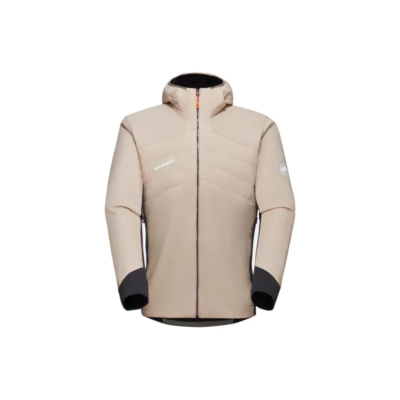 MAMMUT Puffer Jacket Unisex Beige Black, Comes With Necklace-1