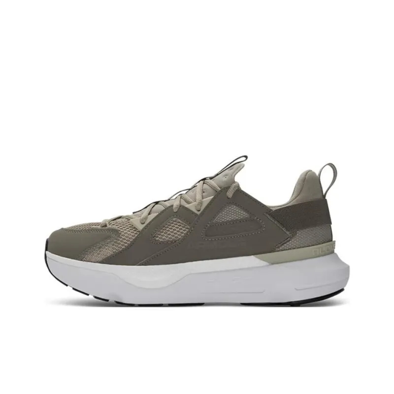 Under Armour Anti Slip Wear Resistant Low Top Casual Shoes Unisex Taupe-0