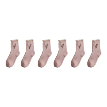 Cotton Gene Mid Calf Socks Women's Combo Set