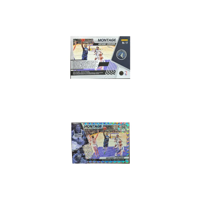 PANINI Anthony Edwards Mosaic Holographic Card Sports Cards 1 Pc-2