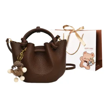 ERANGBEAR PU One Shoulder Handbag Women's Coffee/White/Red/Brown/Black
