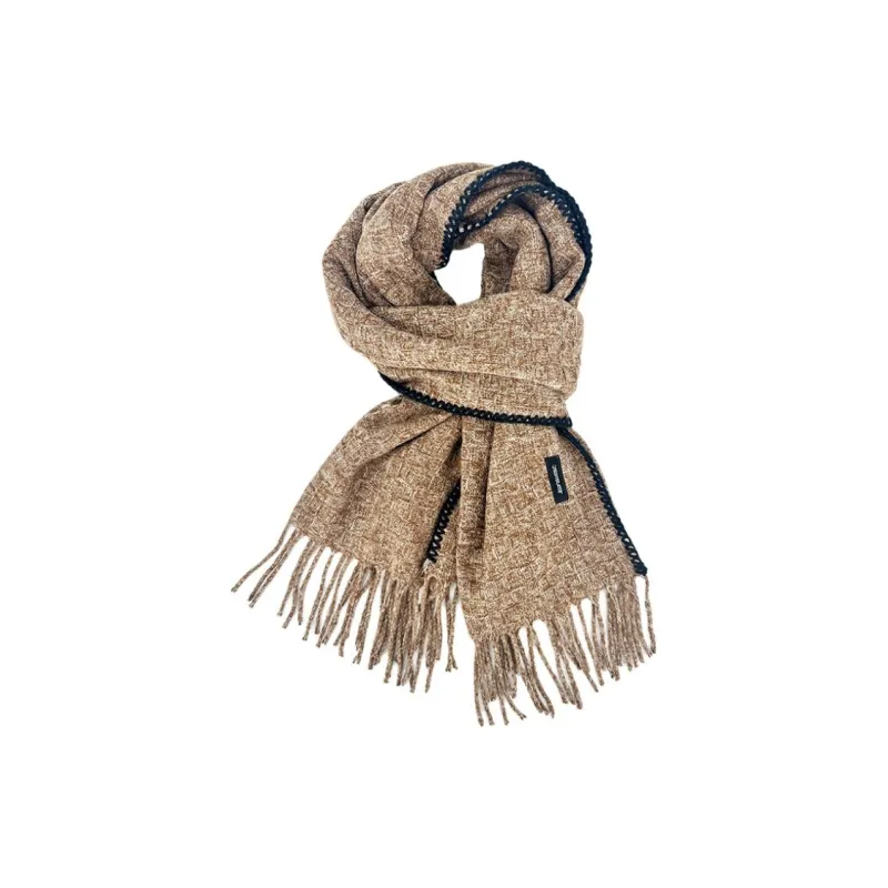 JEANSWEST Faux Cashmere Knit Scarves Unisex-1