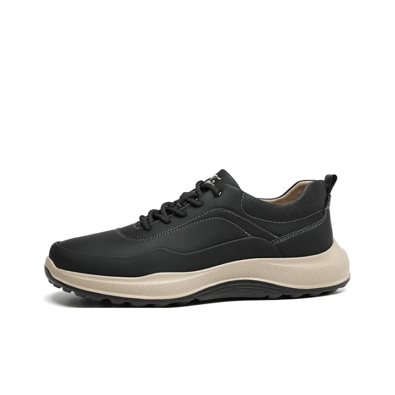 SEPTWOLVES Low Top Casual Shoes Men's Black HD-0