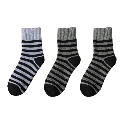 Cotton Gene Mid-Calf Socks Men's Combo Set