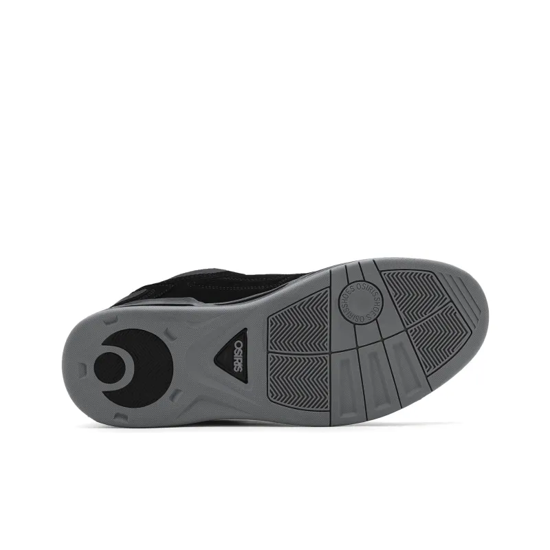 OSIRIS Cushioning Coverage Height Increasing Wear Resistant Slip Resistant Low Top Skateboard Shoes Men's Black-4