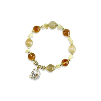 CANHUI Alloy Star Moon Beaded Bracelet Women's