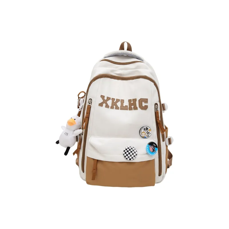 BRABOSTON Nylon Backpack Unisex Black/Khaki/Blue/Red/Green-6