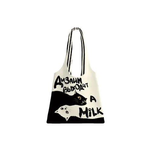 AOSONG Suede Tech Fabric Shoulder Bag Regular Unisex Heart Shaped Kitten