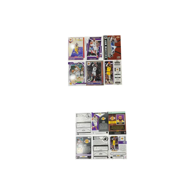 PANINI LeBron James Lakers LeBron James Multi Collection Refractor Basketball Card Rare Sports Cards 6 Pcs-2