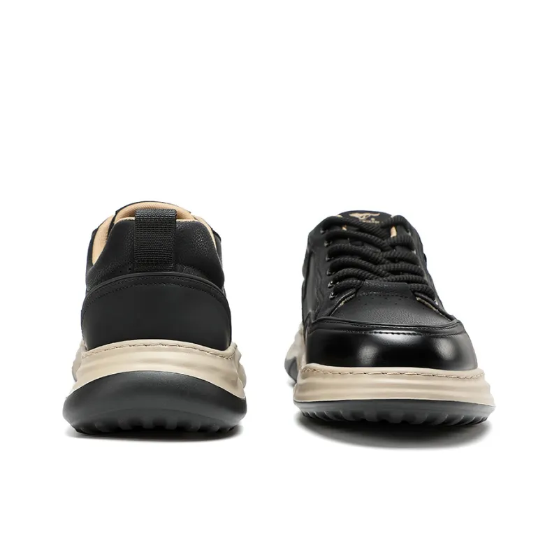 SEPTWOLVES Low Top Casual Shoes Men's Black HD-3