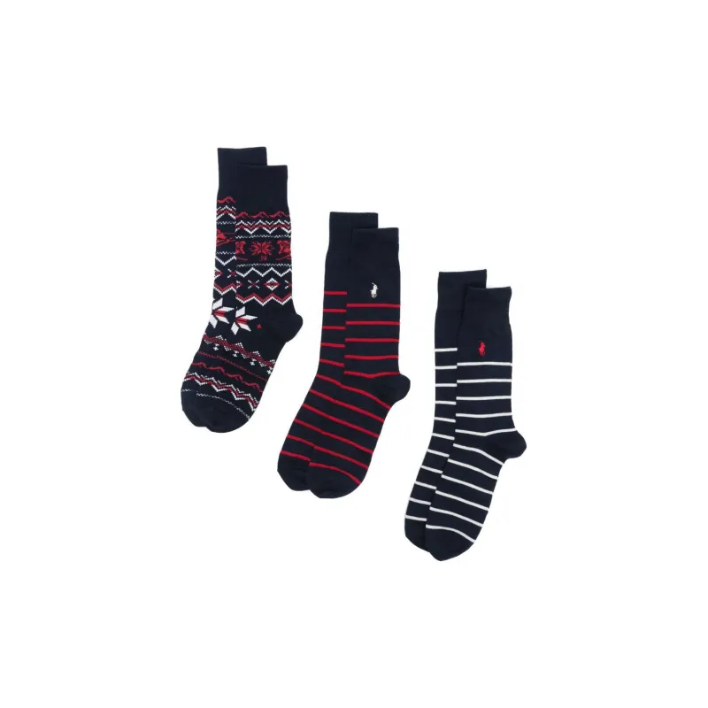 Polo Ralph Lauren FW24 Knee-High Socks Women's 3 Pack-0