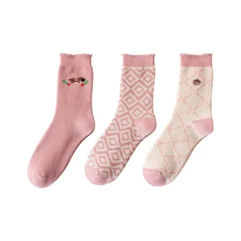 Cotton Gene Mid Calf Socks Women's Combo Set