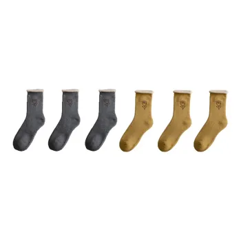 Cotton Gene Mid Calf Socks Women's Combo Set