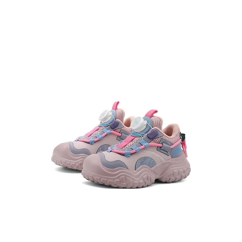 Jeep Slip Resistant Anti Kick Wear Resistant Warm Low Top Kids Lifestyle Shoes Pink Blue Kids'-3