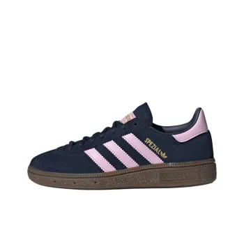 Adidas Originals HANDBALL SPEZIAL Anti Slip Wear Resistant Low Top Kids' Skateboarding Shoes Blue Teenagers
