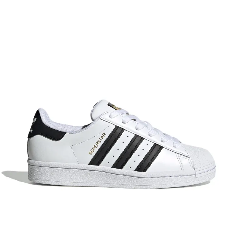Adidas Superstar Cloud White Core Black Gold GS-1