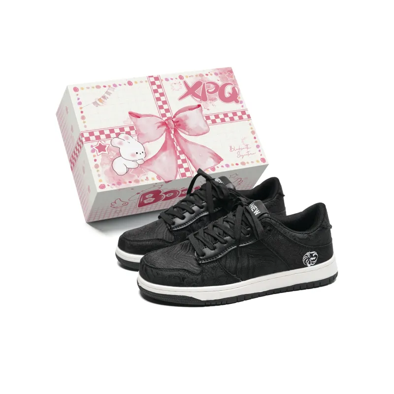 XPQ Durable Lightweight And Breathable Low-Top Skateboard Shoes Unisex-9