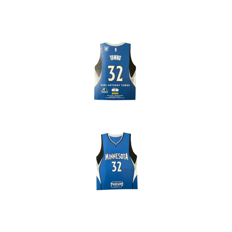 PANINI Minnesota Timberwolves Anthony Towns Jersey Tank Top Teca Rare Card Sports Cards 1 Pc-2