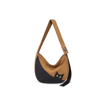 NOXXON Nylon Shoulder Bag Women's Caramel Coffee/Ecru