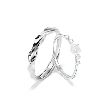 Chongqing Gold Store S925 Silver Rings Unisex