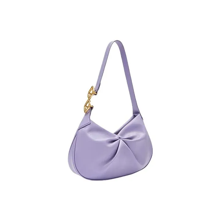 ZESH Ruyi INFINITY Shoulder Bag Commute Handheld Shoulder Bag Trumpets Women's Lavender/White-1
