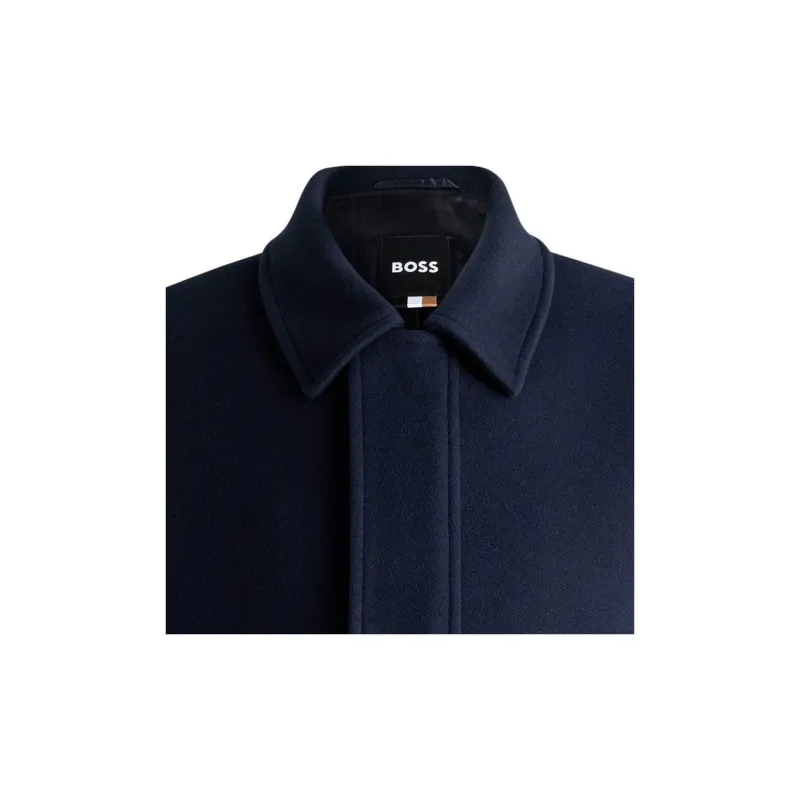 HUGO BOSS Coats Men's Dark Blue-1
