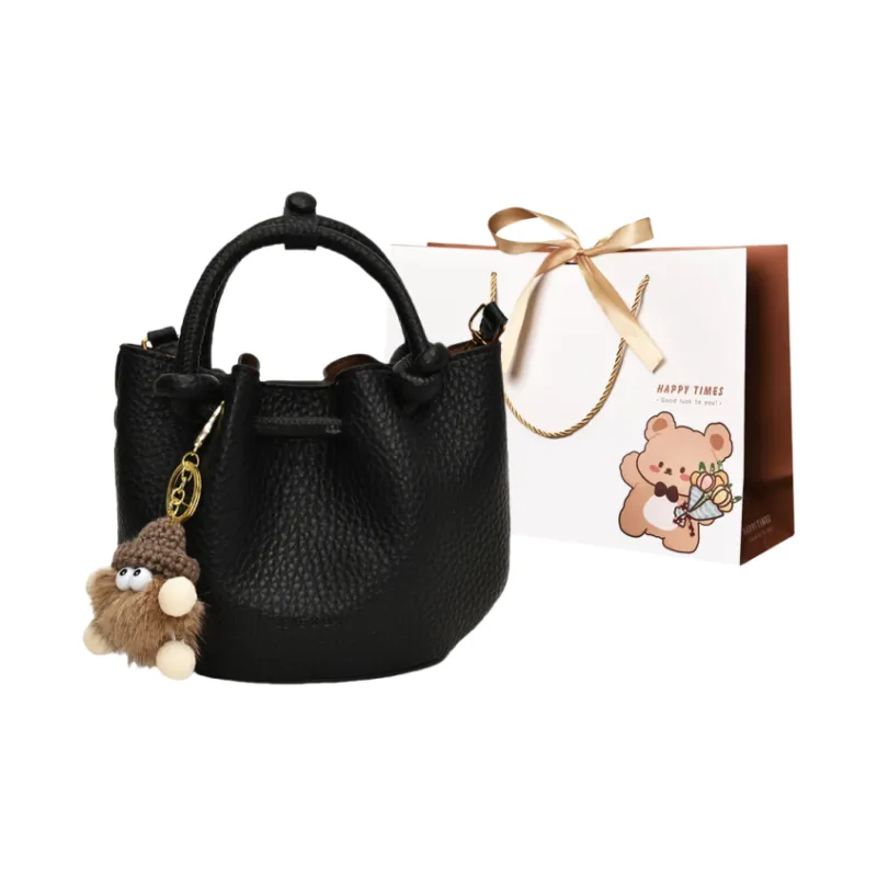 ERANGBEAR PU One Shoulder Handbag Women's Coffee/White/Red/Brown/Black-12