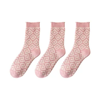 Cotton Gene Mid Calf Socks Women's Combo Set