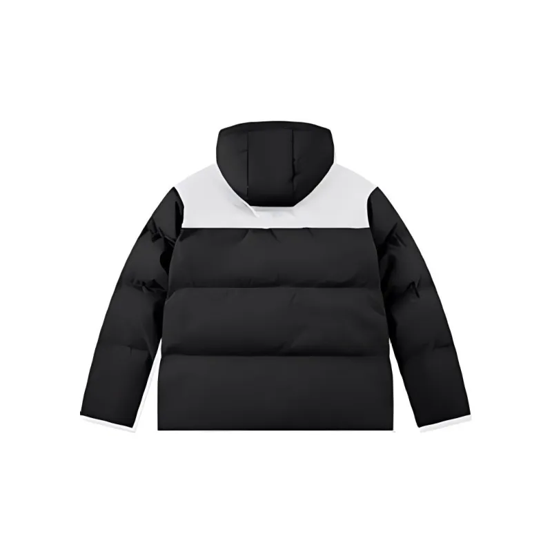QIAODAN Down Jacket Men's Black/Jordan White-1