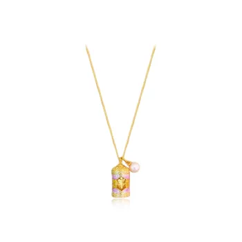 CANHUI Alloy Fortune Cylinder Chinese Auspicious Animal Necklace Women's
