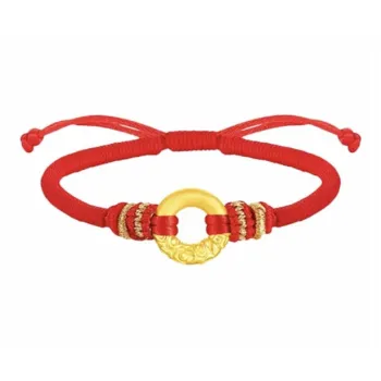 KING TAI SANG Gold Bracelet Unisex